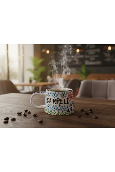Home Coffee Cup with the Word "Denizli"