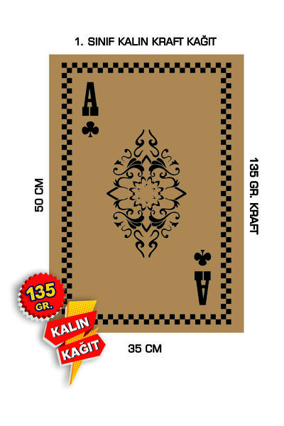 duha trend 35x50 120 Gr. Kraft Kağıt Oto Paspası As 100 Adet