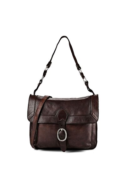 Campomaggi Schultertasche Leder 27 cm