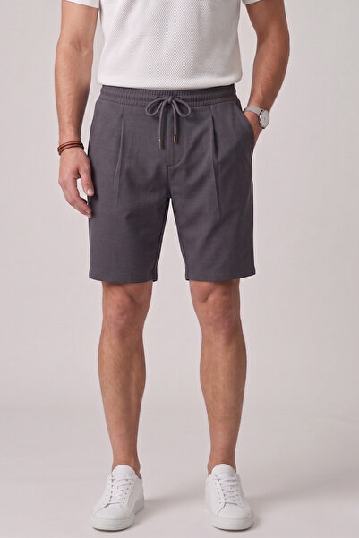 GENIUS STORE Ανδρικό σορτς άνετης εφαρμογής, καλοκαιρινό, με ελαστική μέση κα...