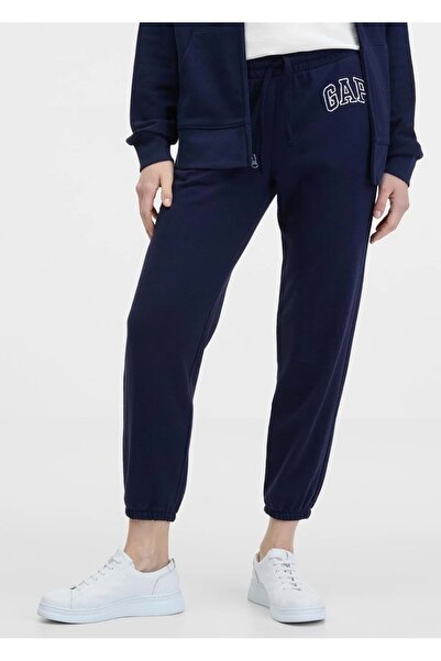 GAP V-Frch Ft Herıtage Jogger 889527001 Γυναικεία Φόρμα Παντελόνι ΣΚΟΥΡΟ ΜΠΛΕ