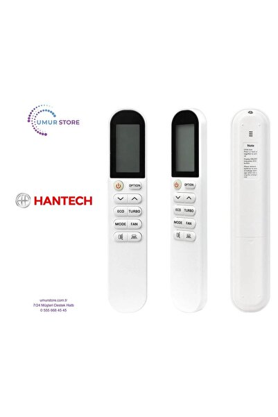 Herz Hantech HNT-BN24VMCL/S Uyumlu Klima Kumandası