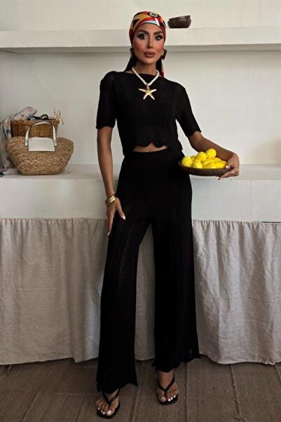 Kanonik Education Πλεκτό Μπλούζα Παντελόνι Σετ δύο τεμαχίων 10084-025