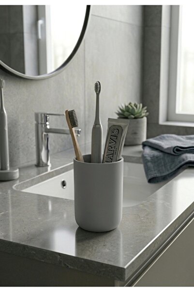 Saban Σετ γκρι θήκης οδοντόβουρτσας και θήκης πάστας