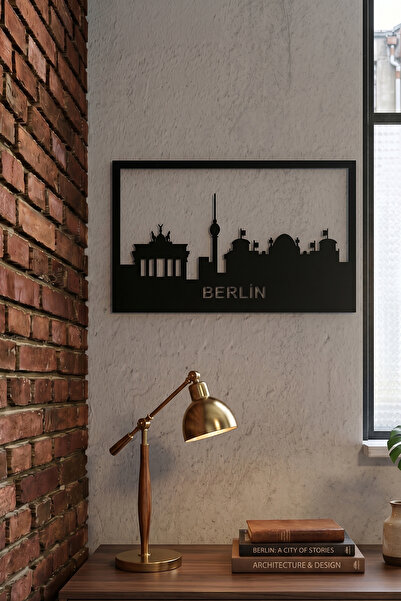 Yurudesign Lazer Cnc Kesim Metal Duvar Tablo Berlin 30*45 La6-b