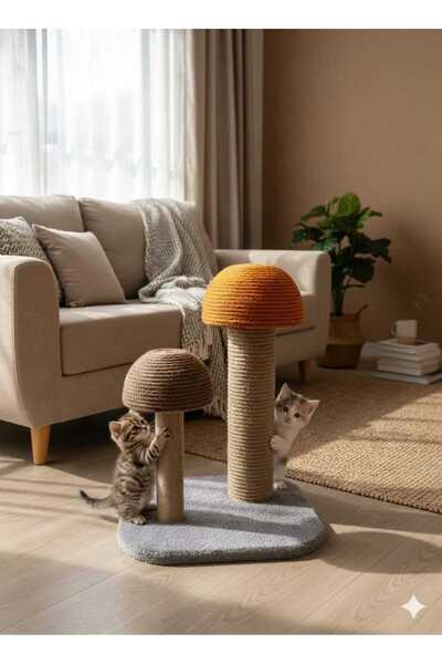 Shiny design Cat Scratching Mushroom