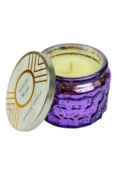 OEM Αρωματικό κερί "Βελούδινο Τριαντάφυλλο", σανταλόξυλο και τριαντάφυλλο