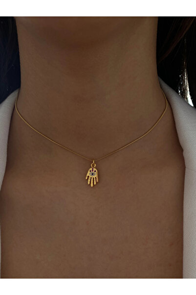 h&b design jewel Çelik Fatma Eli Choker