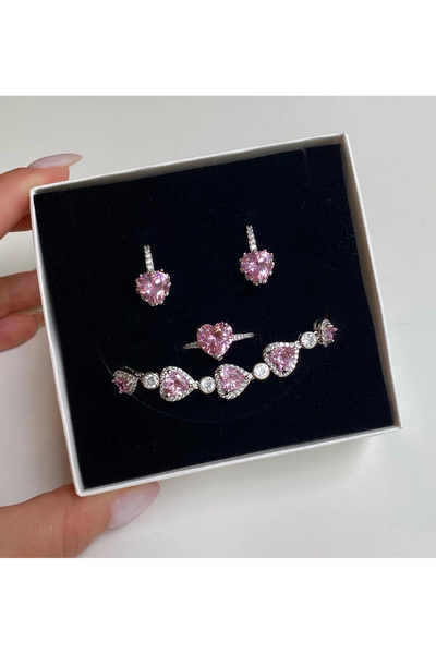 h&b design jewel Kalp Detaylı Set