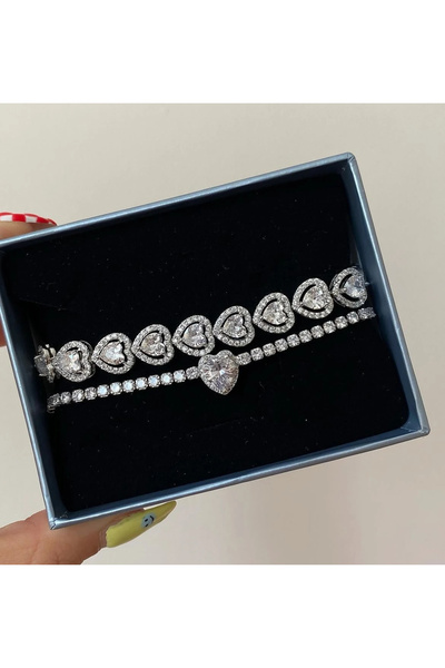 h&b design jewel شاميران القلب الوردي الذهبي
