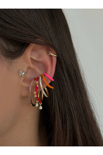 h&b design jewel Turuncu Tasarım Earcuff
