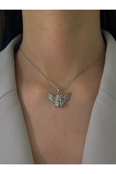 h&b design jewel Çelik Melek Kolye