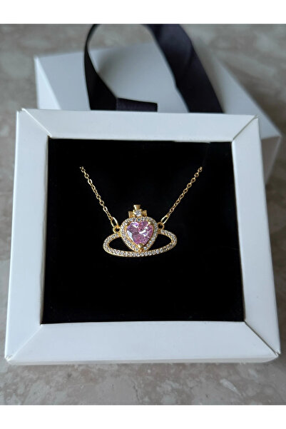 h&b design jewel قلادة كوكب حجر الزركون