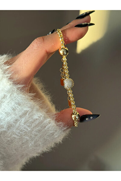 h&b design jewel Xuping Heart Detail Chain Bracelet