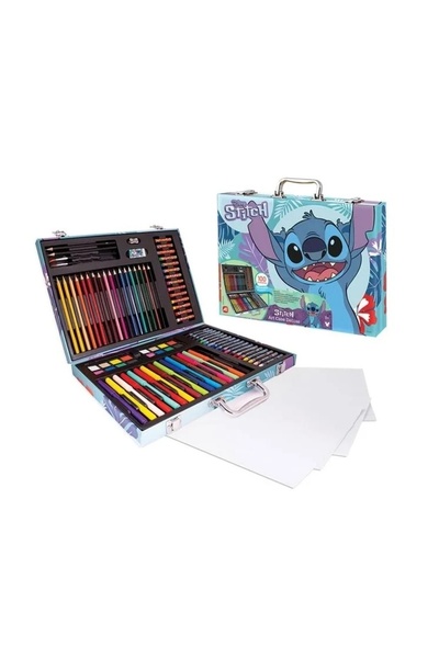 divendi-ro Kit de colorat Deluxe, Disney Stitch, 100 de accesorii, 3 ani+, 40...