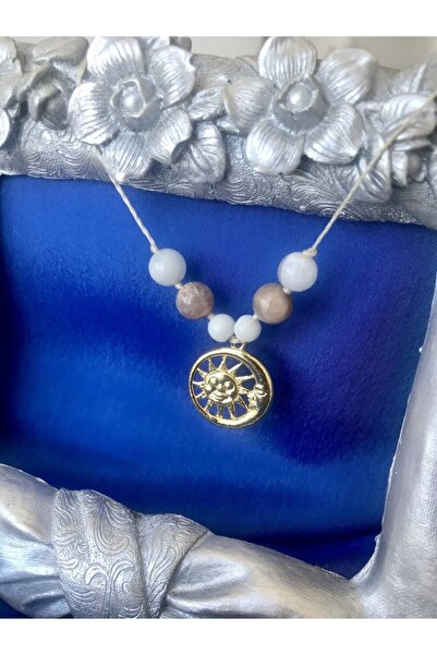 Doğaltaş Masalları Moonstone-Sunstone Necklace