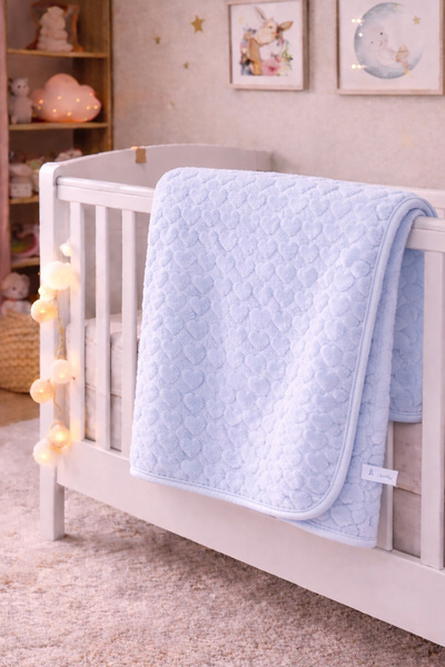 Sitilin Peluş Kalp Bebek Battaniyesi STL5052
