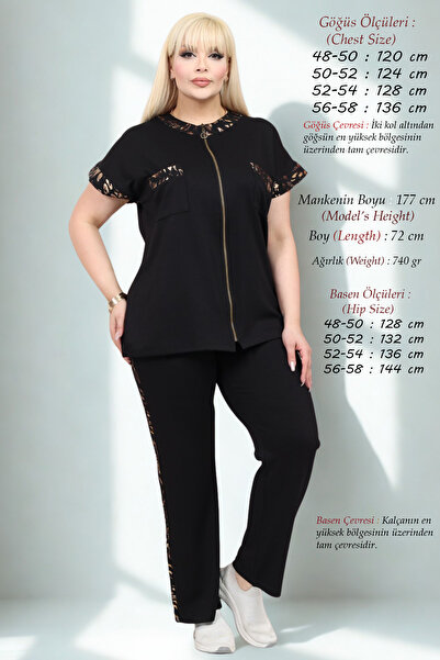 Laden Γυναικείο Σετ Μεγάλου Μεγέθους για Μητέρες, Ανοιξιάτικο Καλοκαιρινό, Κο...