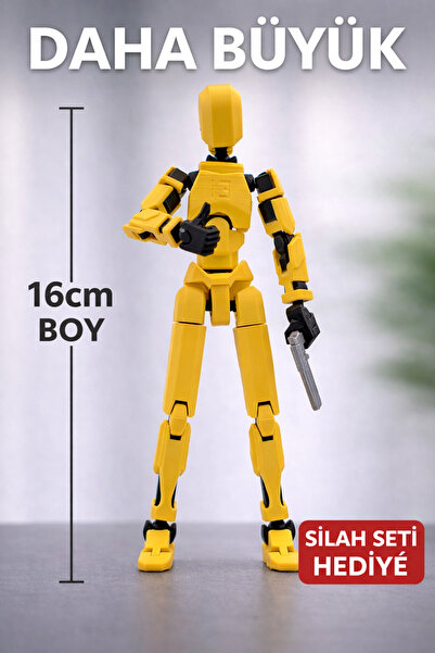 printx 16cm Oynar Eklemli Robot Kadın ve Aksesuarları
