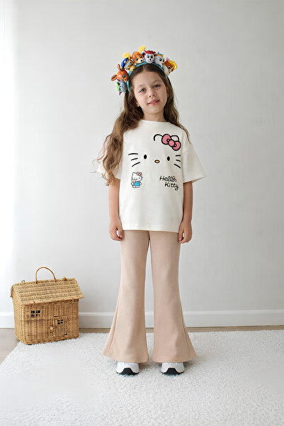 Belya Kids Wear Κοριτσίστικο Σετ Ολόσωμο Τοπ και Κάτω Μέρος Oversize με Κολάν...