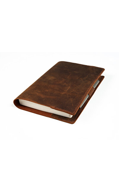 Mimas Design A5 Hakiki Deri Defter Kılıfı Çizgisiz Defterli Kişiye Özel İsim ...