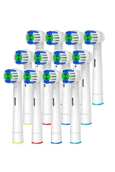 Toocare Oral B ve Braun Uyumlu Şarjlı Ve Pilli Diş Fırça Yedek Başlığı Orta S...