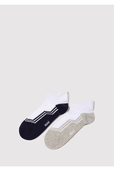 Mavi 2er-Pack weiße Booties-Socken 0912217-620