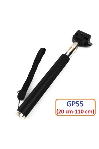 Gplus Eken Xiaomi Sjcam Uyumlu 110 cm Teleskopik Selfie Çubuğu GP55