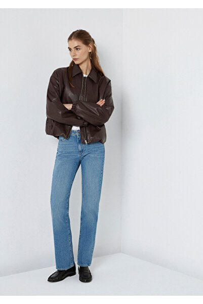 Mavi Jane Indigo Klassische Denim-Jeanshose 1010917-A1566