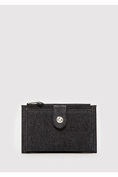 Mavi M Logo Detailed Denim Wallet 1913139-88035