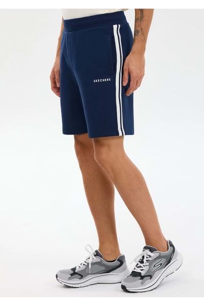 SKECHERS S2610092 M Fleece Sweat Short Erkek Şort LACİVERT