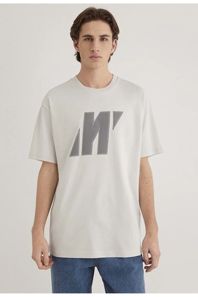 Mavi M0613447 Pro Logo T-Shirt Men's T-Shirt Beige