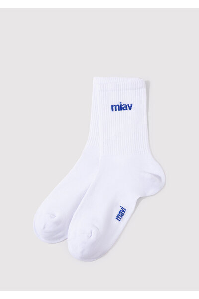 Mavi White Miav Printed Socks - 1912598 -620
