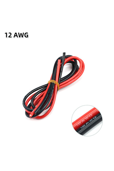 Choice سلك سيليكون 12AWG بطول مترين 8 10 12 14 16 18 20 22AWG كابل سلك هلام ا...