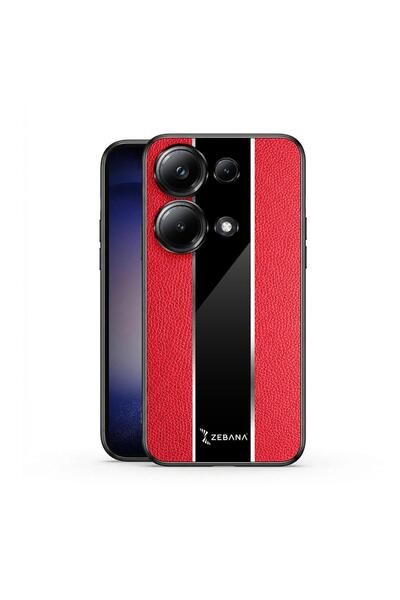 Zebana Xiaomi Redmi Note 13 Pro 4G Uyumlu Kılıf Zebana Premium Deri Kılıf Kır...