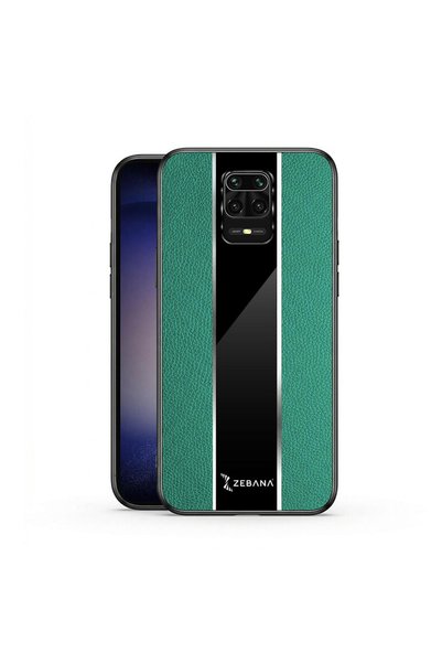 Zebana Xiaomi Redmi Note 9S Compatible Case Premium Leather Case Green