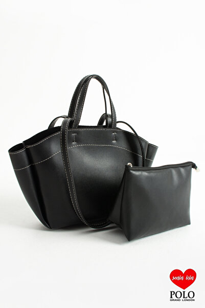 POLOGRAND London Αυθεντική τσάντα μακιγιάζ μεγάλου μεγέθους, πολυτελής μαλακή...