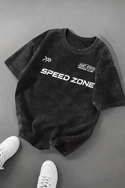 ship master SPEED- Μπλουζάκι με στάμπα Monster Tie-Dye Oversize