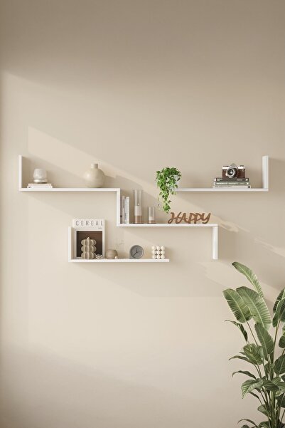 Yurupa Wall 28 Duvar Rafı Beyaz WAL28-W