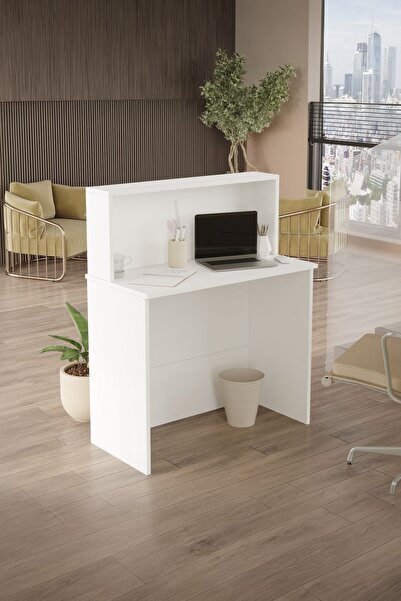 Yurupa Bega H 90cm Ofis Karşılama Bankosu Beyaz BEG20-W