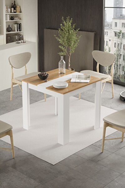 Aven Dining Table 80x80 Basket-White AVE20-SW