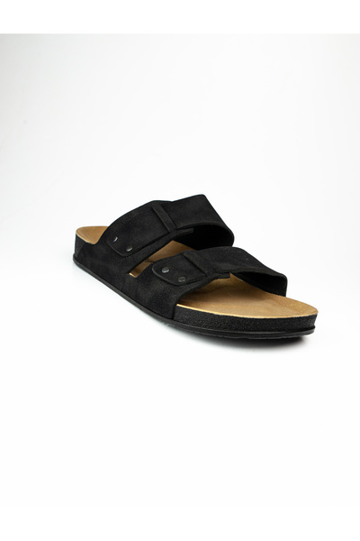 Look Life S963-20 Negru Mărime mare Bărbați papuci