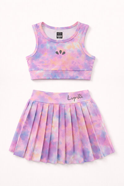 Beniizle Lyrax Ανάγλυφο Κοριτσίστικο Μαγιό με Σορτς-Φούστα