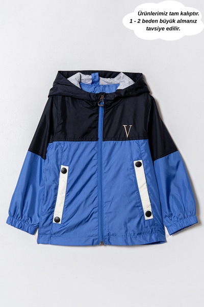 Verscon Ανδρικό αδιάβροχο και αντιανεμικό με κουκούλα 2 - 6 ετών