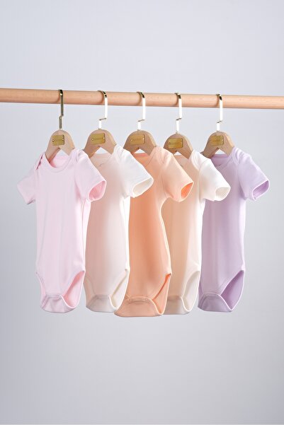 Bondberro Set of 5 100% Cotton Baby and Kids Bodysuits