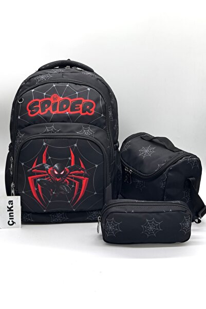 Bevitton Waterproof Fabric Spider Pattern Orthopedic School Bag with Foil Lin...