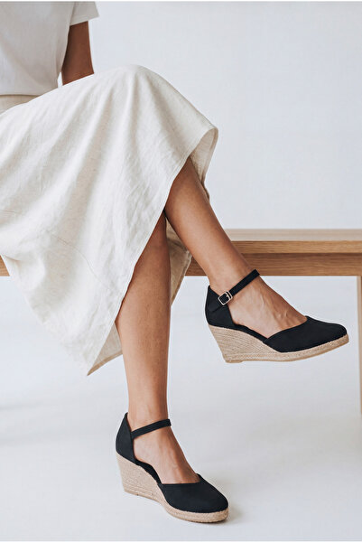 Y&D Shoes Γυναικεία Λινά Σανδάλια Espadrille – Flat Form, Καλοκαιρινό Wedge Heel