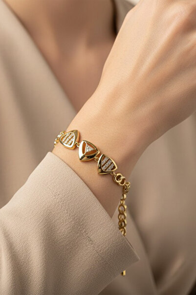 XUPING JEWELRY سوار من الزركون على شكل مثلث من مجوهرات ستايل إنساي/شوبينغ