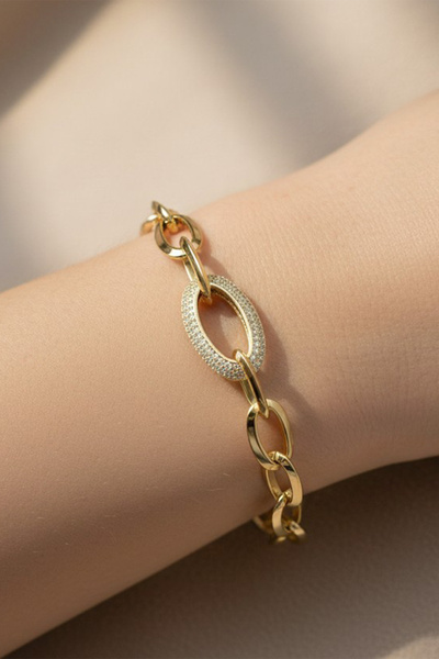 XUPING JEWELRY STİL İNCİSİ/XUPING JEWELRY HALLOW ZİRKON TAŞLI BİLEKLİK
