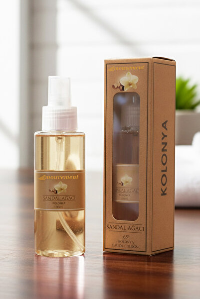MOUVEMENT 100 ml Sandal Ağacı Kokulu Sprey Kolonya ile Doğal Bir Ferahlık